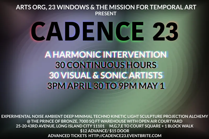 2016.04.30 Cadence 23 Flyer