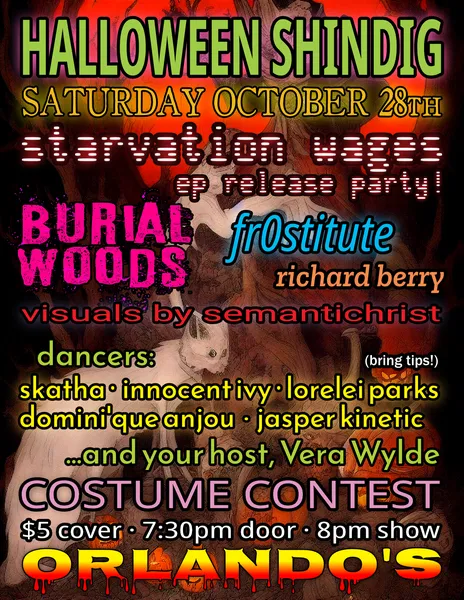 2023.10.28 Halloween Shindig Flyer