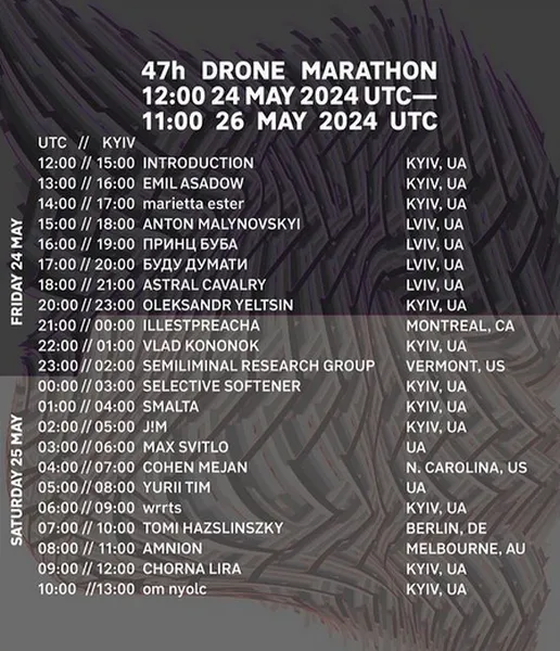 Drone Day 2024 Marathon Schedule 1